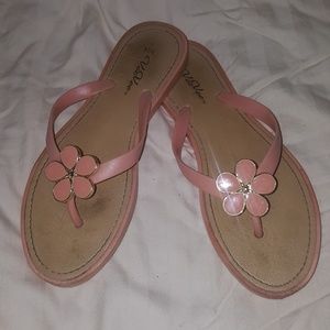 VeeVee sandal slip on slide flower shoes s…